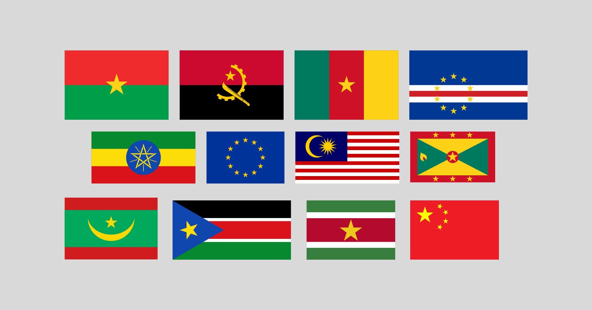 Flag With Yellow Star +10 Country Flags Explained